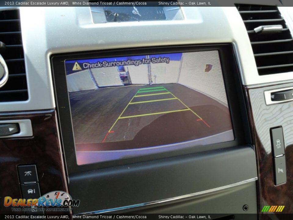 2013 Cadillac Escalade Luxury AWD White Diamond Tricoat / Cashmere/Cocoa Photo #21