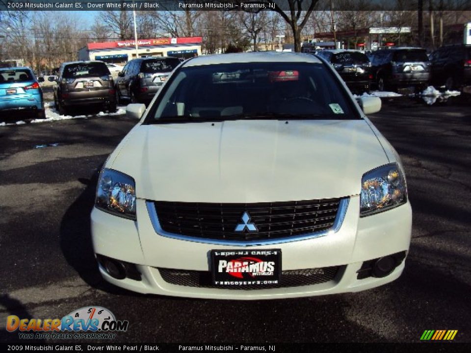 2009 Mitsubishi Galant ES Dover White Pearl / Black Photo #2