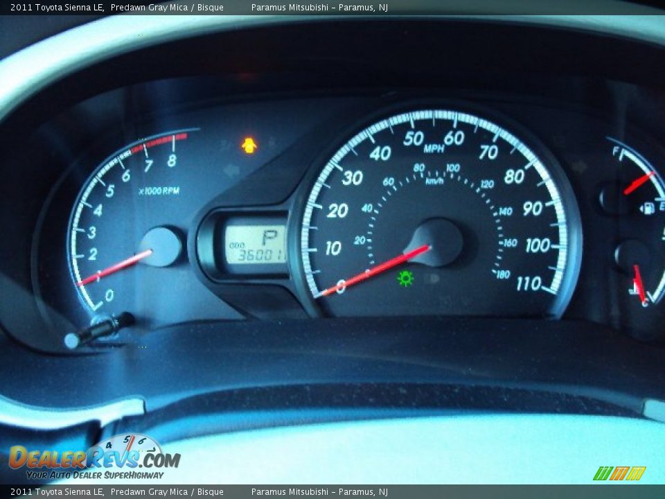 2011 Toyota Sienna LE Predawn Gray Mica / Bisque Photo #18