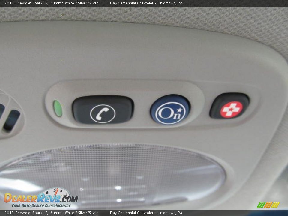 2013 Chevrolet Spark LS Summit White / Silver/Silver Photo #18
