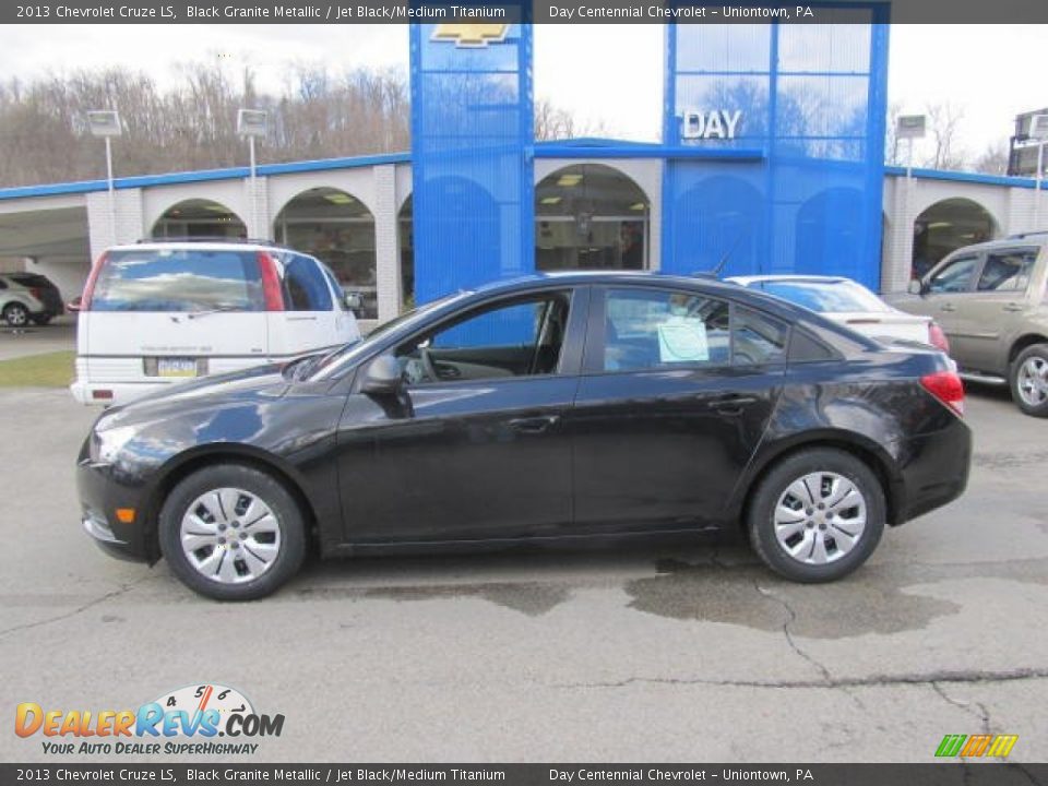 2013 Chevrolet Cruze LS Black Granite Metallic / Jet Black/Medium Titanium Photo #2