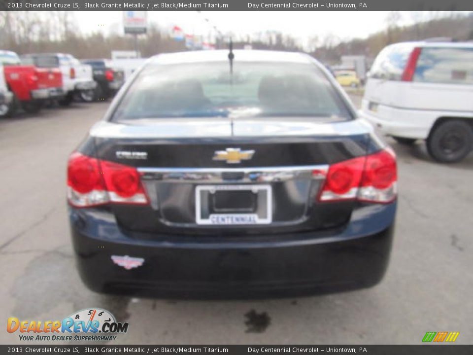 2013 Chevrolet Cruze LS Black Granite Metallic / Jet Black/Medium Titanium Photo #5