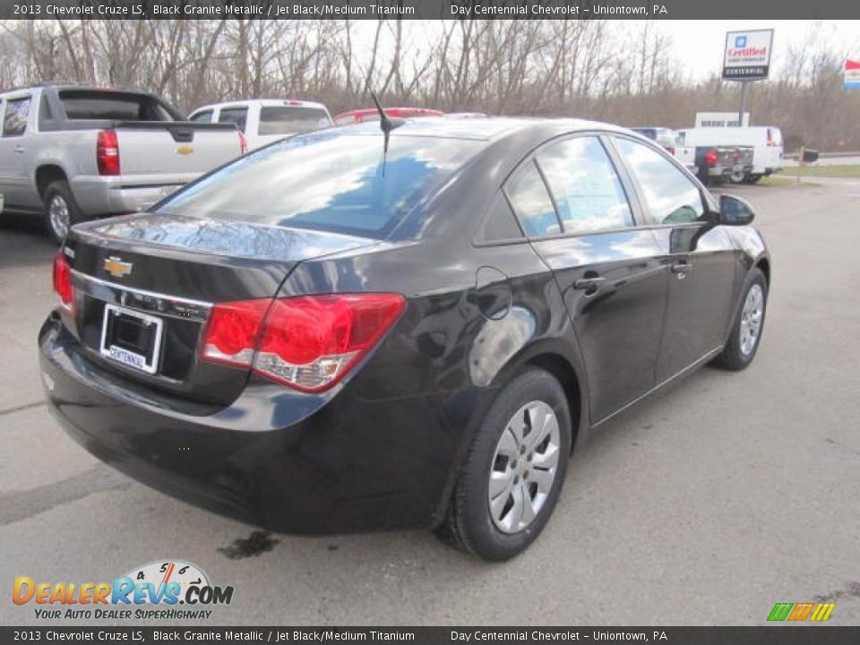 2013 Chevrolet Cruze LS Black Granite Metallic / Jet Black/Medium Titanium Photo #6