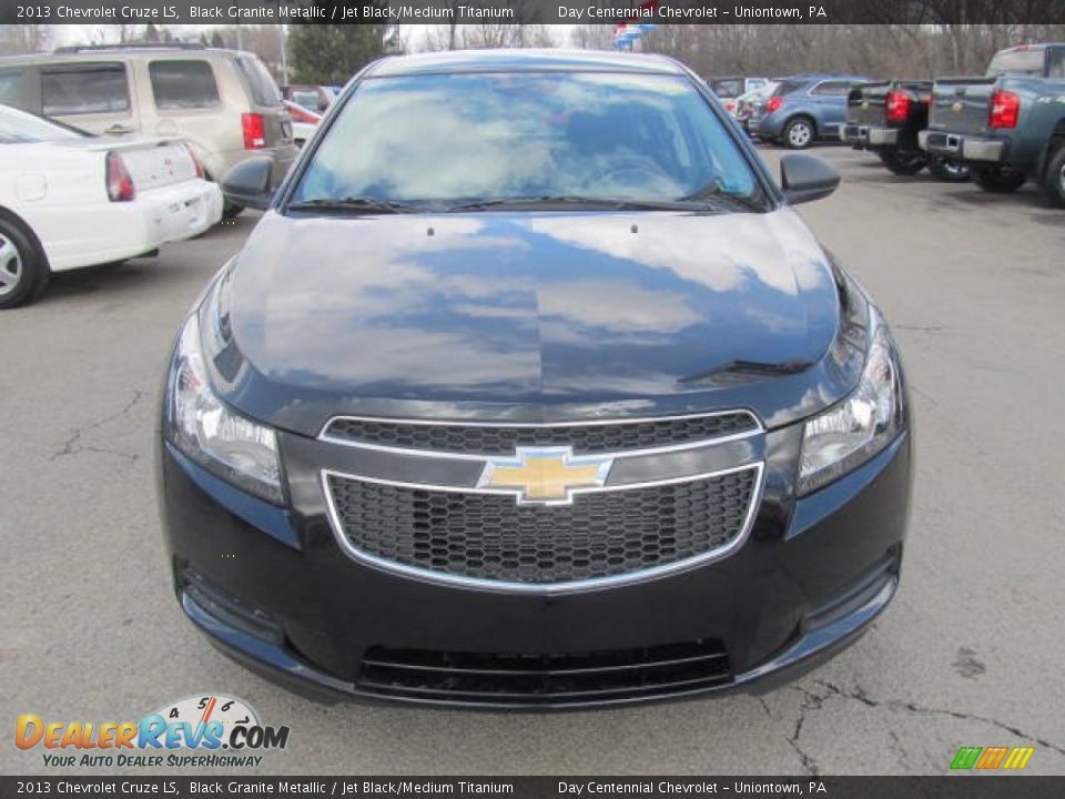 2013 Chevrolet Cruze LS Black Granite Metallic / Jet Black/Medium Titanium Photo #10