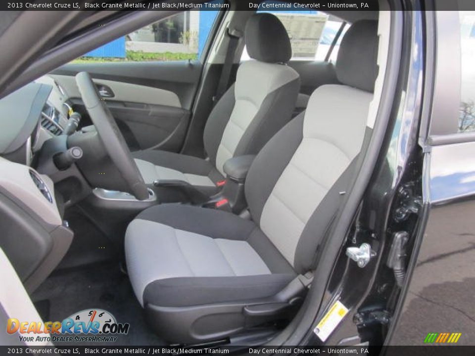 2013 Chevrolet Cruze LS Black Granite Metallic / Jet Black/Medium Titanium Photo #12