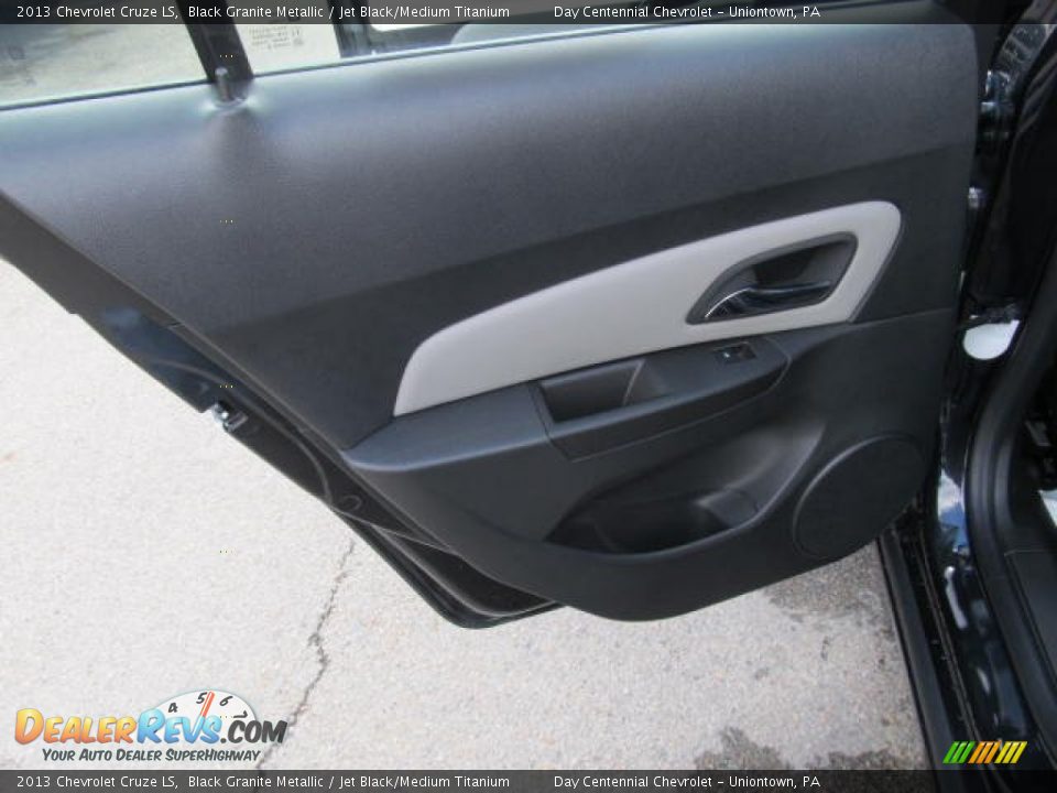 2013 Chevrolet Cruze LS Black Granite Metallic / Jet Black/Medium Titanium Photo #14