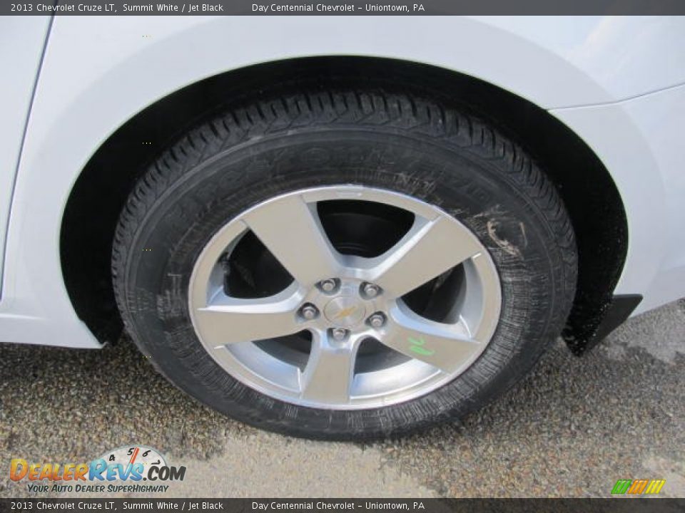2013 Chevrolet Cruze LT Summit White / Jet Black Photo #3
