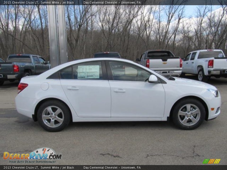 2013 Chevrolet Cruze LT Summit White / Jet Black Photo #8