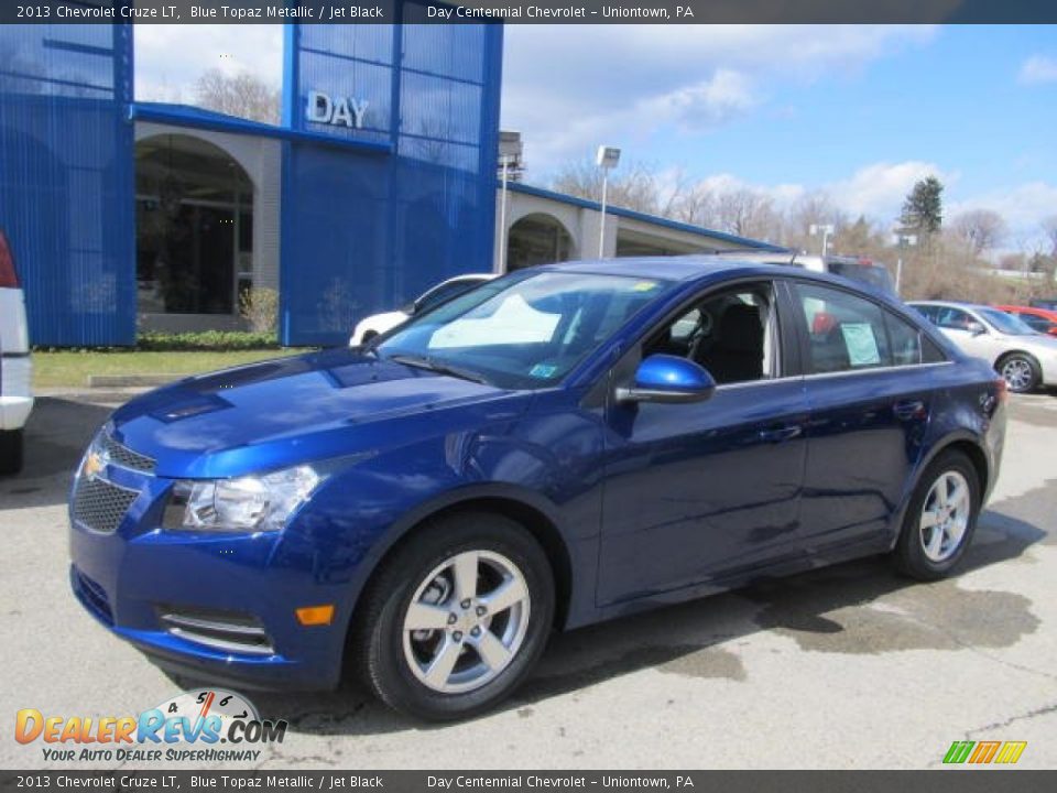 2013 Chevrolet Cruze LT Blue Topaz Metallic / Jet Black Photo #1
