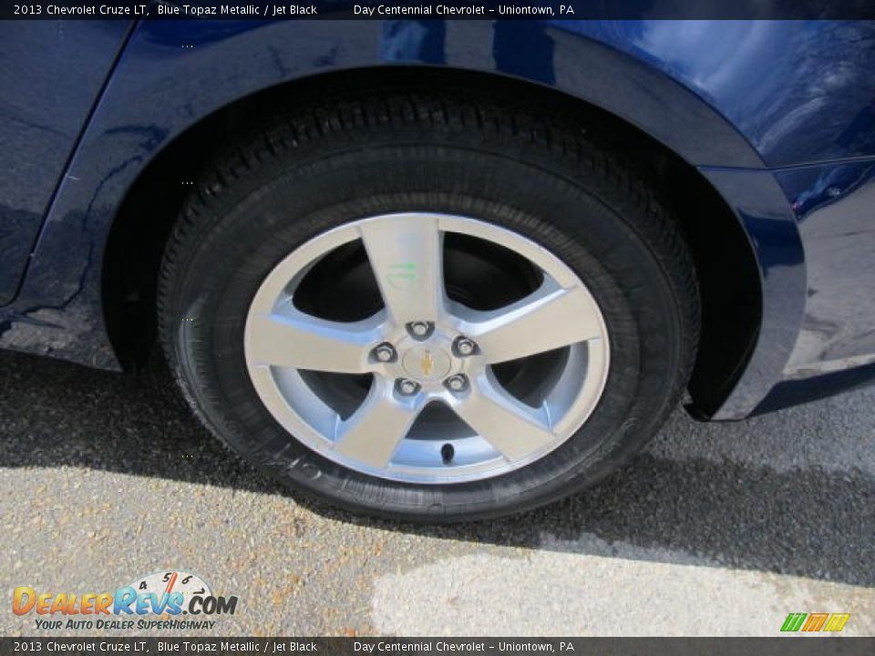 2013 Chevrolet Cruze LT Blue Topaz Metallic / Jet Black Photo #3