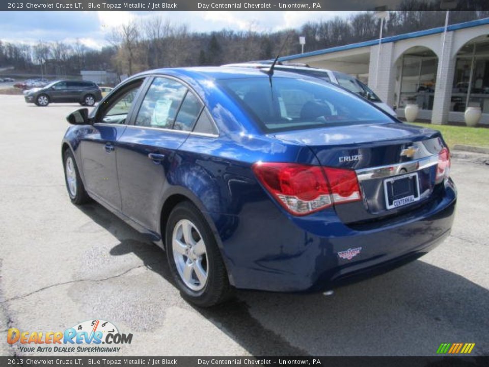 2013 Chevrolet Cruze LT Blue Topaz Metallic / Jet Black Photo #4