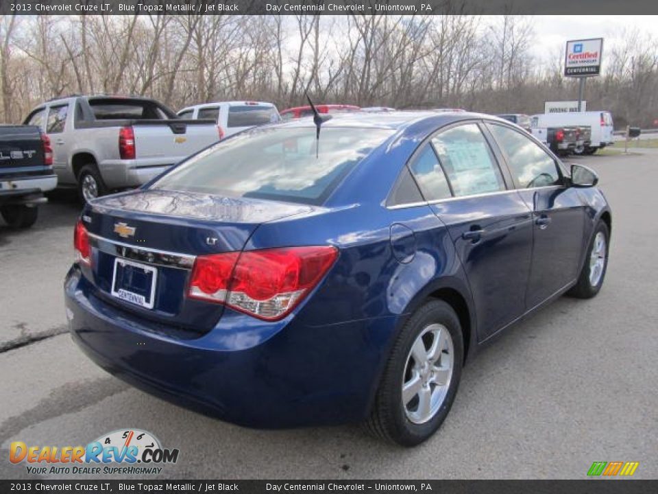 2013 Chevrolet Cruze LT Blue Topaz Metallic / Jet Black Photo #6
