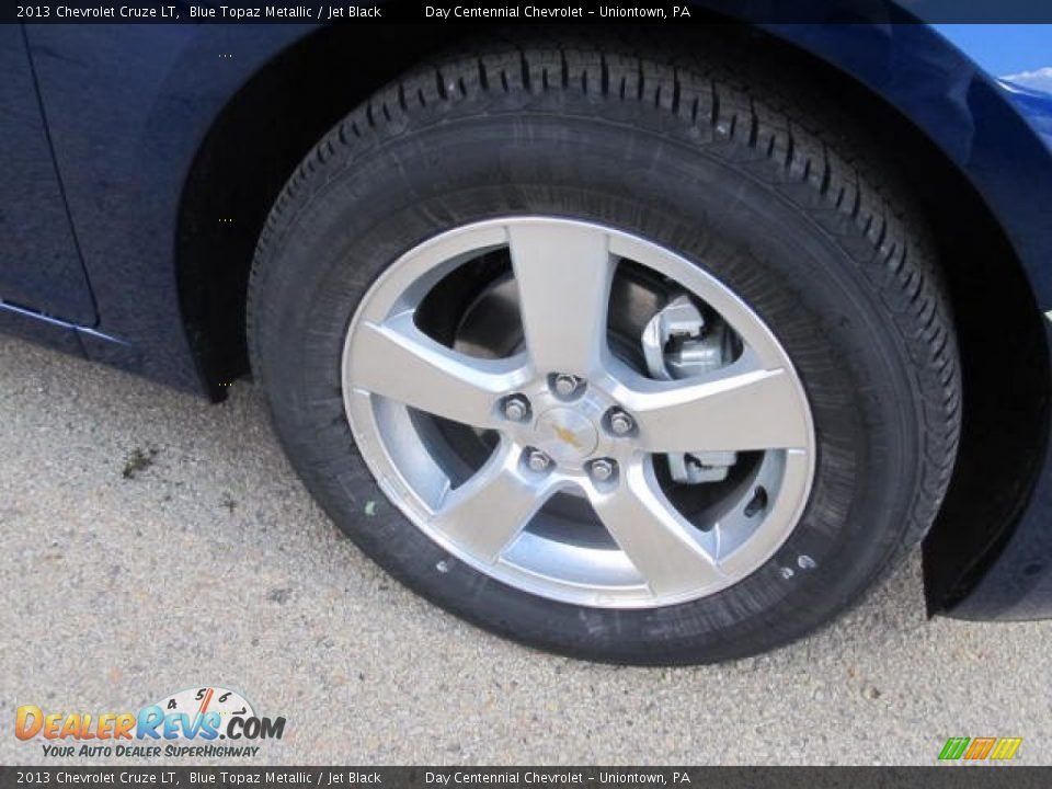 2013 Chevrolet Cruze LT Blue Topaz Metallic / Jet Black Photo #9