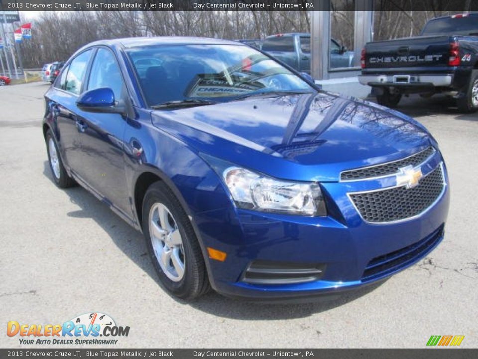 2013 Chevrolet Cruze LT Blue Topaz Metallic / Jet Black Photo #10