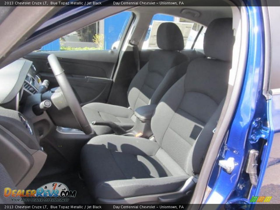 2013 Chevrolet Cruze LT Blue Topaz Metallic / Jet Black Photo #13