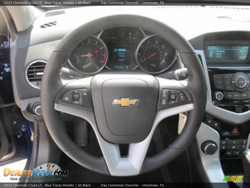2013 Chevrolet Cruze LT Blue Topaz Metallic / Jet Black Photo #15