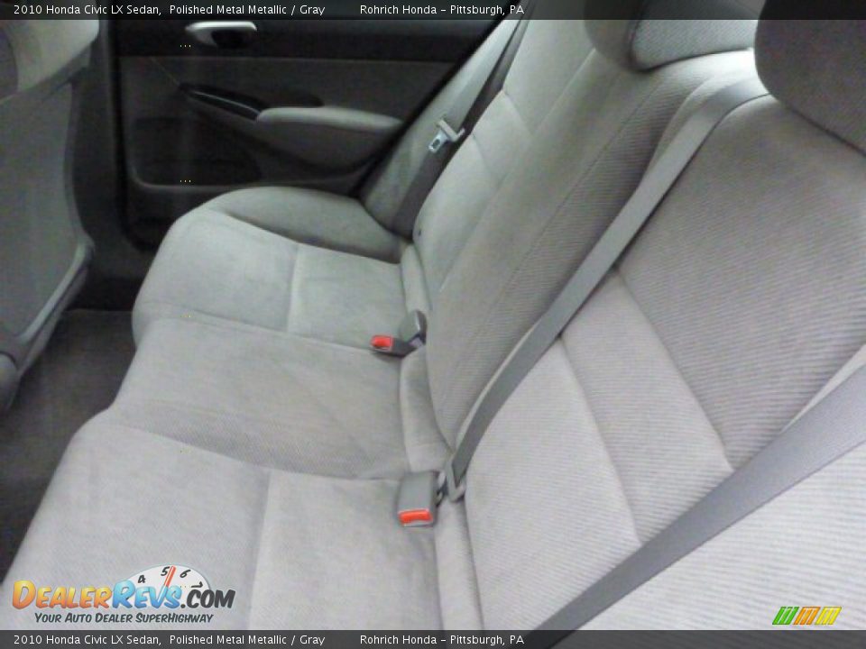2010 Honda Civic LX Sedan Polished Metal Metallic / Gray Photo #5