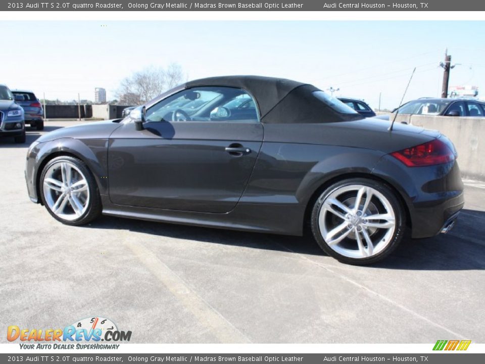 Oolong Gray Metallic 2013 Audi TT S 2.0T quattro Roadster Photo #12