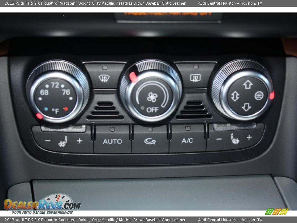 Controls of 2013 Audi TT S 2.0T quattro Roadster Photo #21