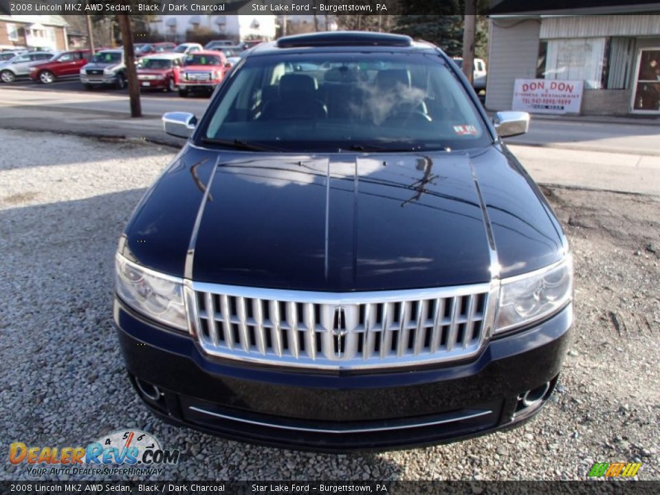 2008 Lincoln MKZ AWD Sedan Black / Dark Charcoal Photo #2