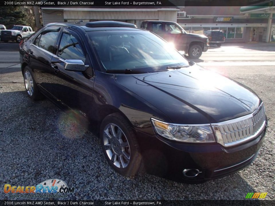 2008 Lincoln MKZ AWD Sedan Black / Dark Charcoal Photo #3