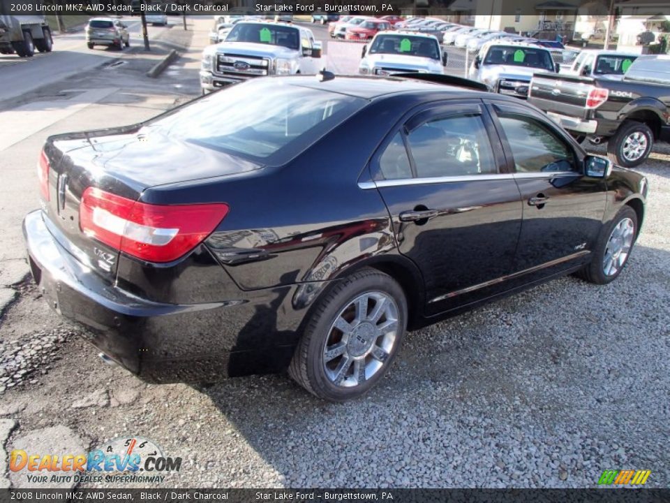 2008 Lincoln MKZ AWD Sedan Black / Dark Charcoal Photo #4