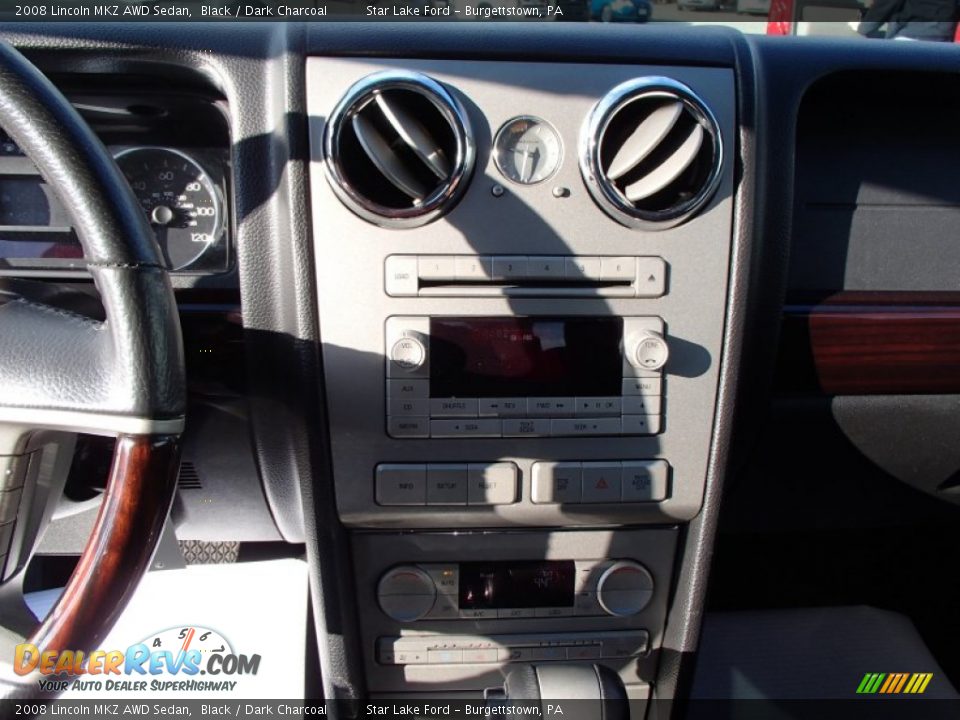 2008 Lincoln MKZ AWD Sedan Black / Dark Charcoal Photo #11