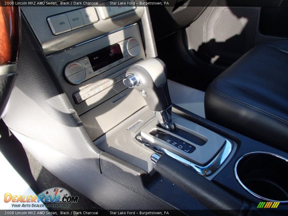 2008 Lincoln MKZ AWD Sedan Black / Dark Charcoal Photo #12