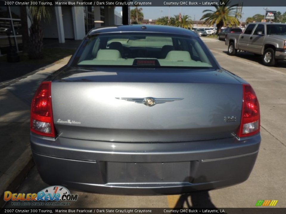 2007 Chrysler 300 Touring Marine Blue Pearlcoat / Dark Slate Gray/Light Graystone Photo #3