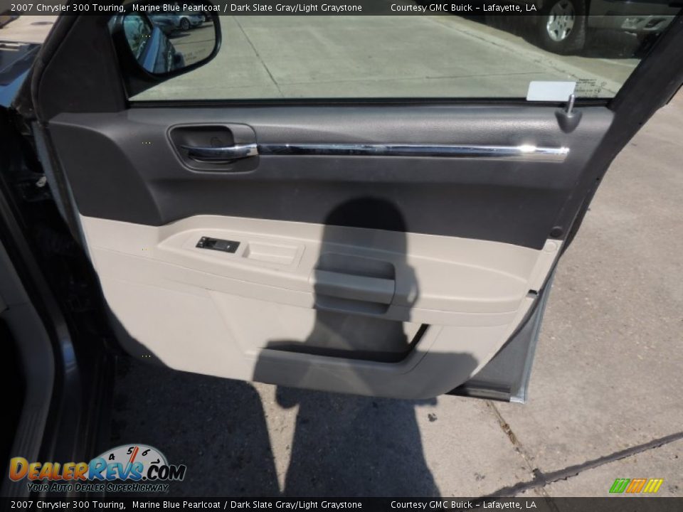 2007 Chrysler 300 Touring Marine Blue Pearlcoat / Dark Slate Gray/Light Graystone Photo #7