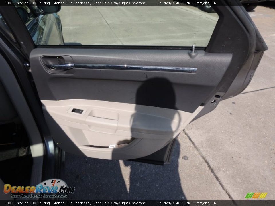 2007 Chrysler 300 Touring Marine Blue Pearlcoat / Dark Slate Gray/Light Graystone Photo #9