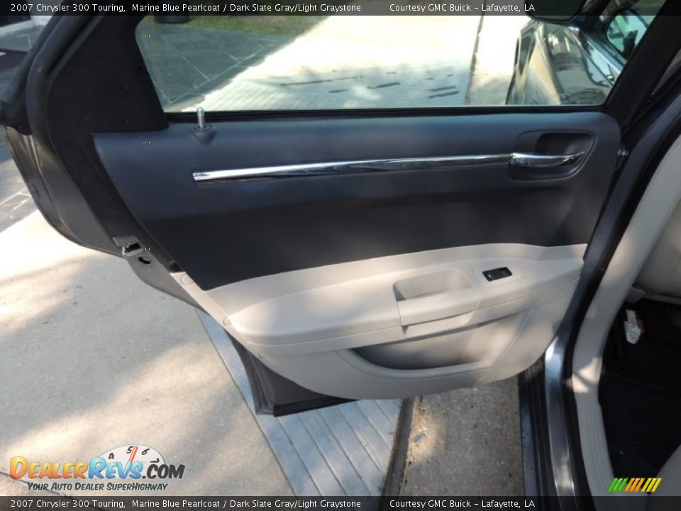 2007 Chrysler 300 Touring Marine Blue Pearlcoat / Dark Slate Gray/Light Graystone Photo #11