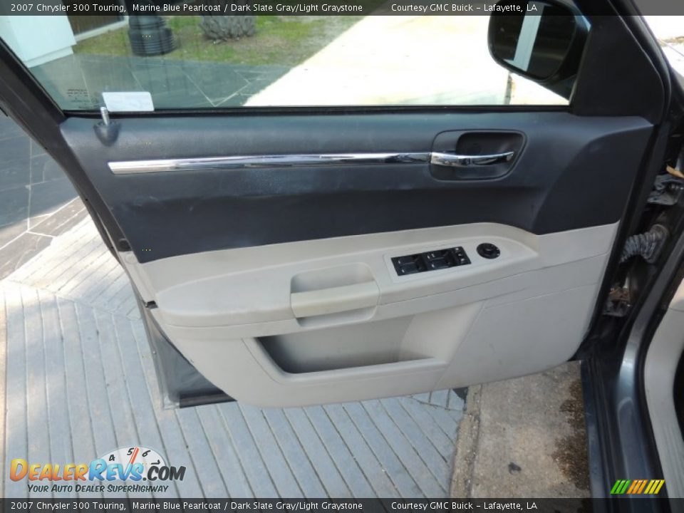 2007 Chrysler 300 Touring Marine Blue Pearlcoat / Dark Slate Gray/Light Graystone Photo #13