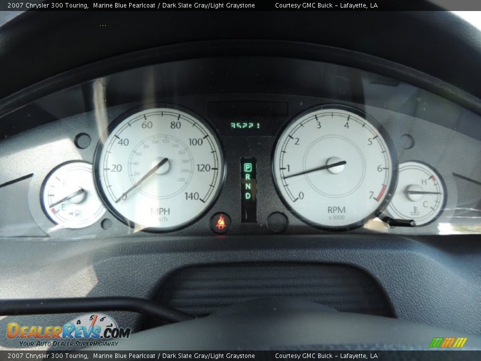 2007 Chrysler 300 Touring Marine Blue Pearlcoat / Dark Slate Gray/Light Graystone Photo #15