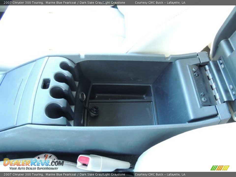 2007 Chrysler 300 Touring Marine Blue Pearlcoat / Dark Slate Gray/Light Graystone Photo #22