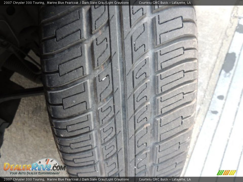 2007 Chrysler 300 Touring Marine Blue Pearlcoat / Dark Slate Gray/Light Graystone Photo #25