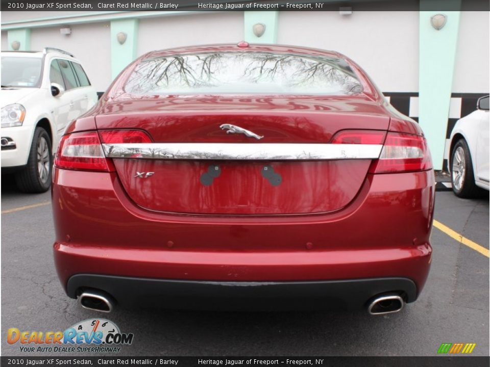 2010 Jaguar XF Sport Sedan Claret Red Metallic / Barley Photo #5