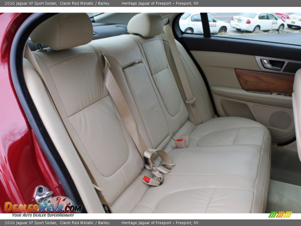 Rear Seat of 2010 Jaguar XF Sport Sedan Photo #13