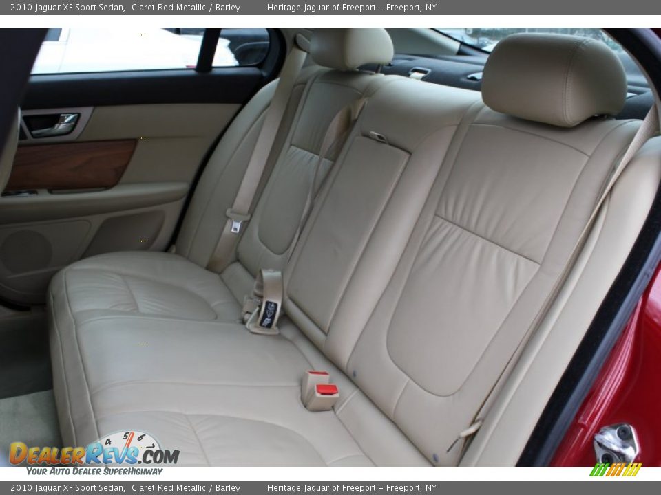 Rear Seat of 2010 Jaguar XF Sport Sedan Photo #16