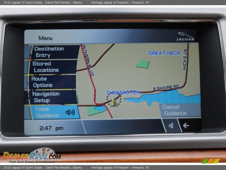 Navigation of 2010 Jaguar XF Sport Sedan Photo #23