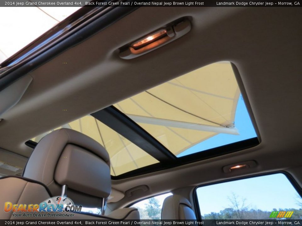 Sunroof of 2014 Jeep Grand Cherokee Overland 4x4 Photo #9