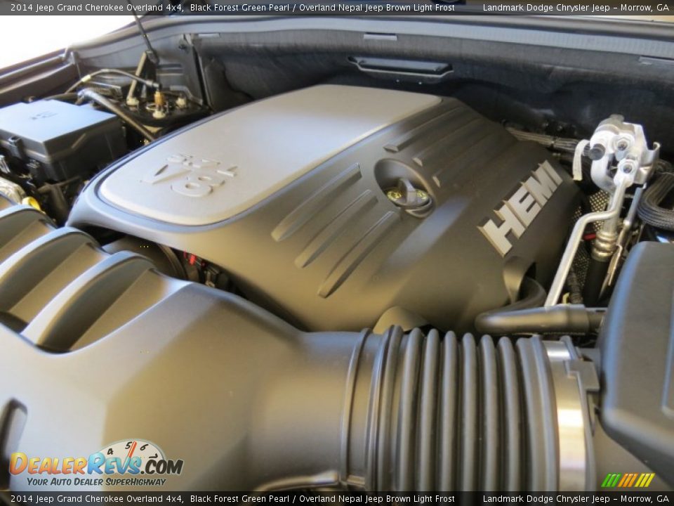 2014 Jeep Grand Cherokee Overland 4x4 5.7 Liter HEMI OHV 16-Valve VVT MDS V8 Engine Photo #11