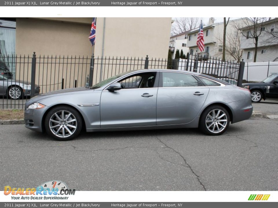 Lunar Grey Metallic 2011 Jaguar XJ XJL Photo #3