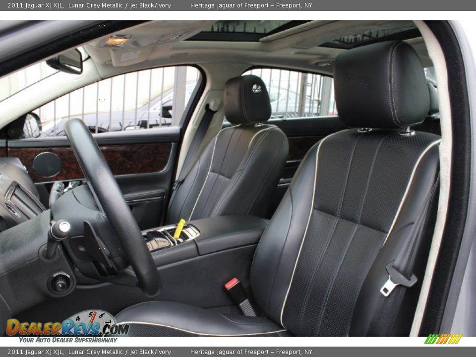 Front Seat of 2011 Jaguar XJ XJL Photo #19