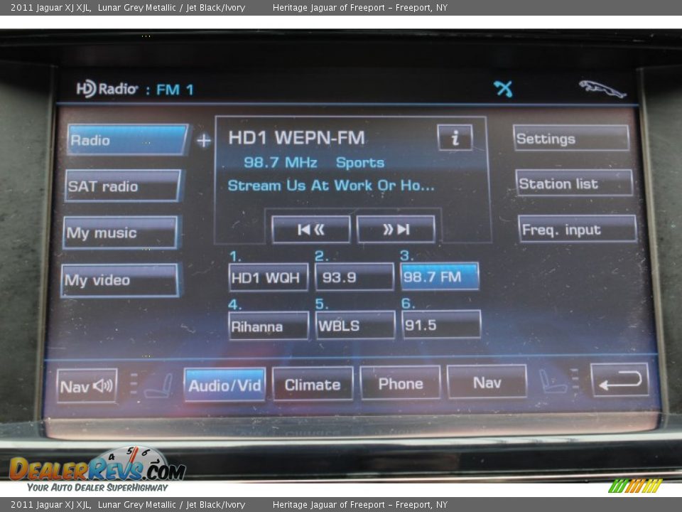 Controls of 2011 Jaguar XJ XJL Photo #24