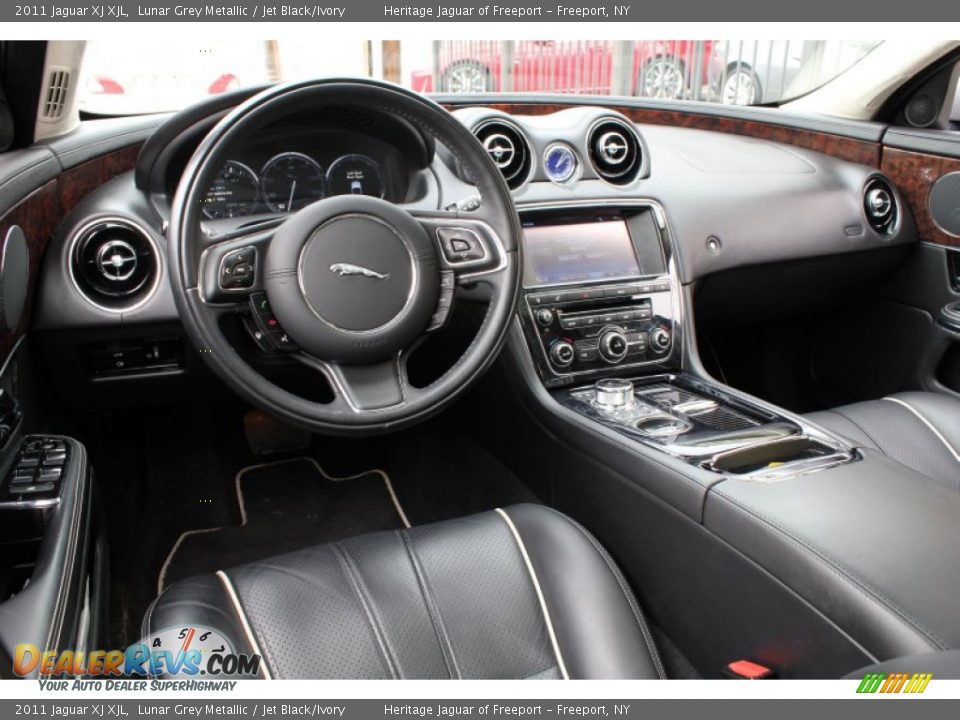 Jet Black/Ivory Interior - 2011 Jaguar XJ XJL Photo #29