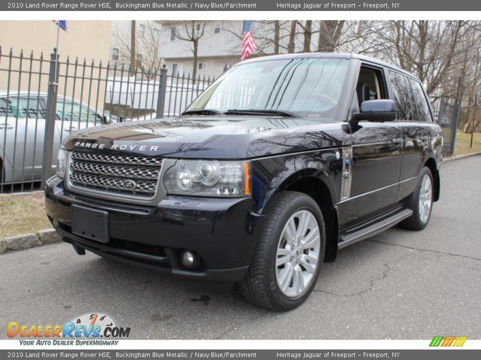 2010 Land Rover Range Rover HSE Buckingham Blue Metallic / Navy Blue/Parchment Photo #1