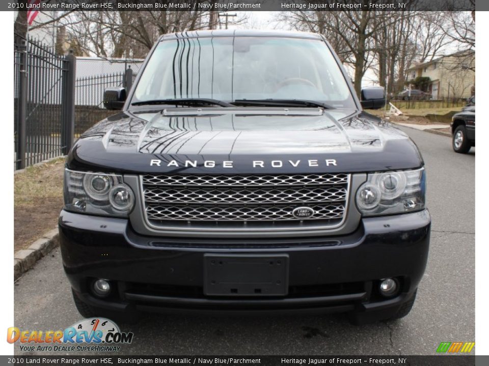 2010 Land Rover Range Rover HSE Buckingham Blue Metallic / Navy Blue/Parchment Photo #2