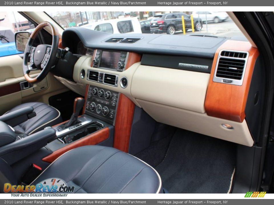 2010 Land Rover Range Rover HSE Buckingham Blue Metallic / Navy Blue/Parchment Photo #11