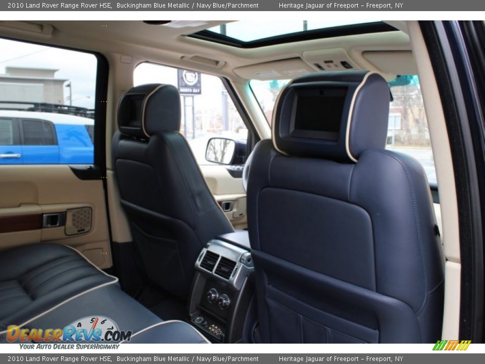 2010 Land Rover Range Rover HSE Buckingham Blue Metallic / Navy Blue/Parchment Photo #14